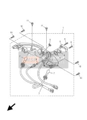 5RU847470000, Cordon,  D'Eclairage, Yamaha, 1